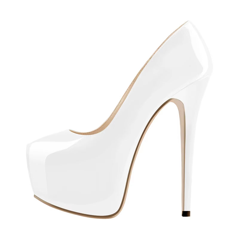 Women Platform Pumps Thin High Heels