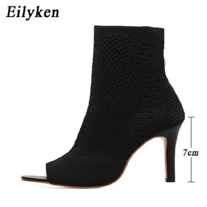 New Style Peep Toe Ankle Boots 