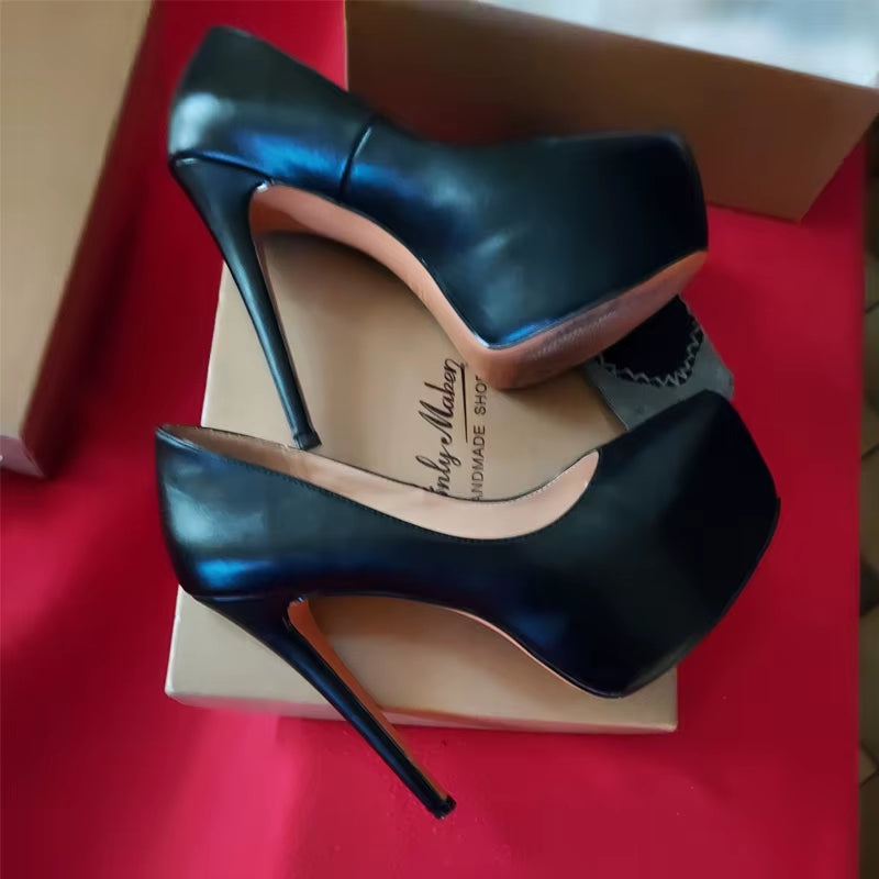 Women Platform Pumps Thin High Heels