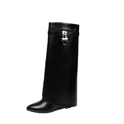 2026 Ladies' New Winter Over-the-knee Boots Pointy Trend Punk Casual High-heeled Riding Boots A Variety of Choice Women's Boots