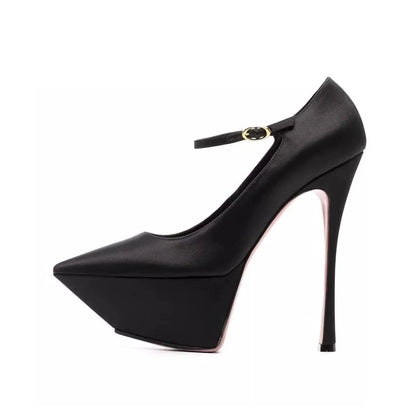 High Platform Women's High Heels Sexy Ladies High Heel Sandals Stiletto Party Wedding Luxury Stiletto Pointed Pumps Large Size