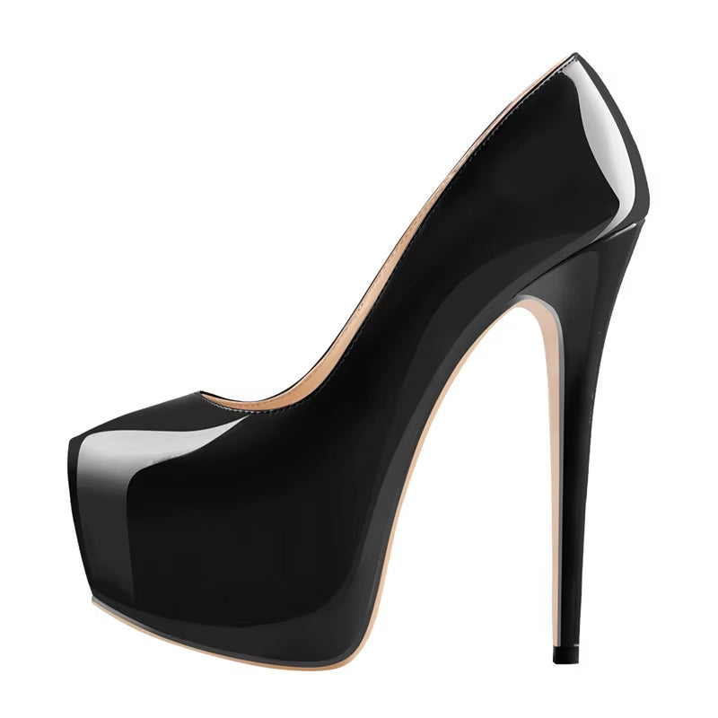 Women Platform Pumps Thin High Heels