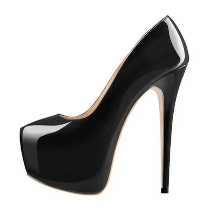 Women Platform Pumps Thin High Heels