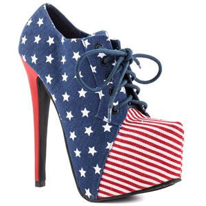 HUMILIA US FLAG HEEL