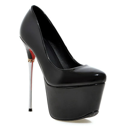 Sexy 16cm Ultra High Heels Platform Shoes Luxury Gold Silver Red Black Women's Heeled Pumps Stiletto Wedding Party Shoes Female