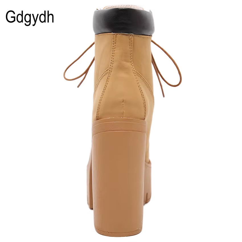 Platform Ankle Boots 